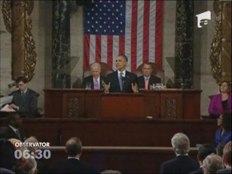 Obama a sustinut primul discurs despre starea natiunii din cel de-al doilea mandat
