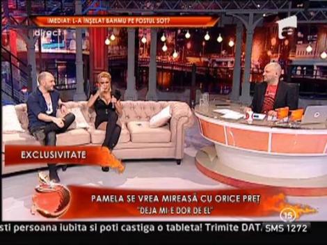 Pamela se vrea mireasa cu orice pret! "Barboni nu ma lasa sa-mi fac buzele"