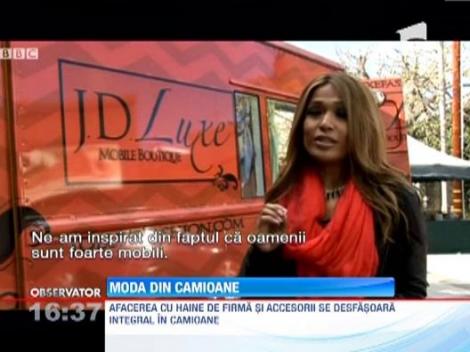 Los Angeles, orasul inovatiilor: Hainele de lux se vand din... camioane!