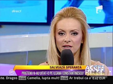 SALVEAZA SPERANTA / Prietenii nu au uitat-o pe Ileana Contantinescu