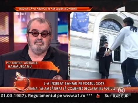 Adriana Bahmuteanu: "M-am saturat sa comentez declaratiile lui Silviu Prigoana" "