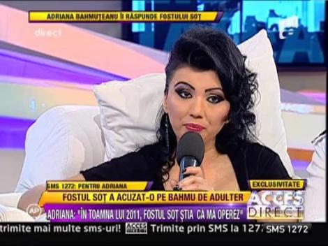 Adriana Bahmuteanu: "Din cauza fibromului uterin am pierdut un copil"