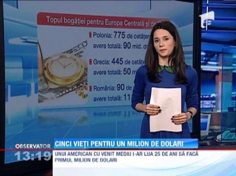 Afla cate vieti i-ar trebui unui roman pentru a strange suma de un milion de dolari