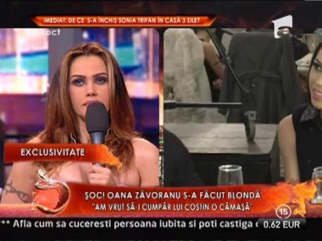 Oana Zavoranu: "M-am suparat pe Costin Marculescu"