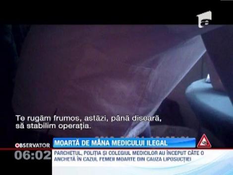 Femeia care a murit dupa o operatie de lipoaspiratie a ajuns acasa