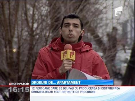 "Laboratoare" de cannabis in sapte apartamente din Capitala!