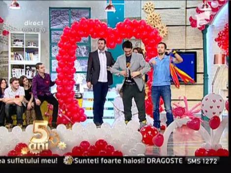 Casatorie la Neatza! Puberu si Roxana Vancea au spus "DA!", in direct!