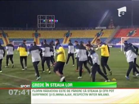 Florin Raducioiu incurajeaza Steaua si CFR in Europa League