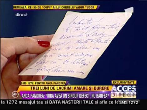 Anca Pandrea: "Nu ma intereseaza banii lui Iura"