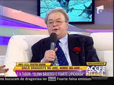 Vadim Tudor: "Cred ca Papa Benedict al XVI-lea a fost santajat"