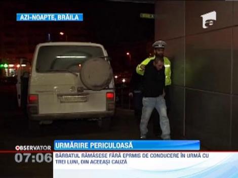 Un sofer baut a facut circ in fata Spitalului Judetean din Braila