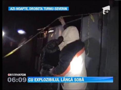 Cu BOMBA langa soba: "Am vrut s-o tai, s-o sparg si s-o bag pe foc!"