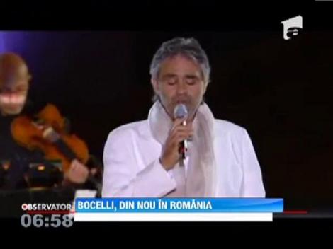 Andrea Bocelli va sustine un concert in Romania: 25 mai, Romexpo!