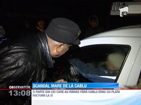 Scandal in Stefanesti de la cablu
