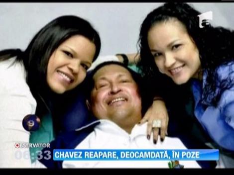 Guvernul din Venezuela a dat publicitatii primele imagini ale presedintelui Chavez pe patul sau de spital