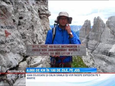 Doi tineri vor sa mearga pe jos 4.000 de kilometri. Punctul de oprire va fi Gibraltar, teritoriul britanic de peste Mediterana