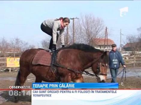 Terapie cu ajutorul cailor. Autismul, sindromul Down sau distrofiile musculare se pot trata prin calaria terapeutica