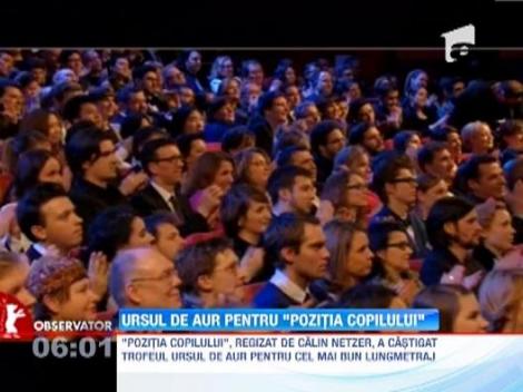"Pozitia copilului" a primit "Ursul de aur" la Berlin!