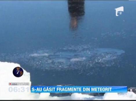Cercetatorii rusi au gasit primele fragmente ale meteoritului care a explodat, vineri, deasupra regiunii Ural
