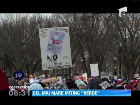 Cel mai mare manifestatie ecologica din istoria SUA: 35.000 de oameni lupta pentru prevenirea incalzirii globale