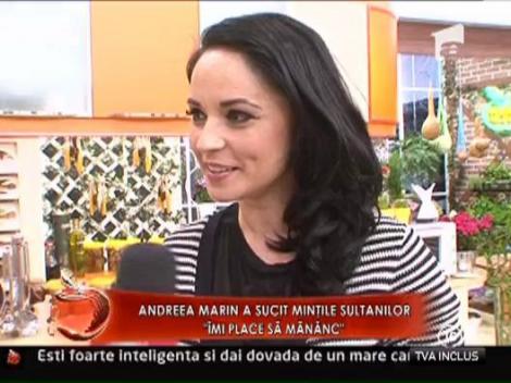 Andreea Marin a sucit mintile sultanilor: "Greu isi va gasi un barbat locul in inima mea"