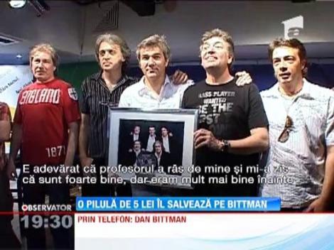 Dan Bittman si-a recuperat vocea cu un medicament de... cinci lei!