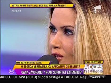 VIDEO: Oana Zavoranu, blonda si cu lentile de contact! Iti place cum arata?