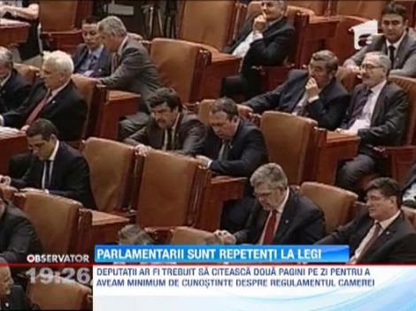 Parlamentari, repetenti la legi: alesii nostri bajbaie printre regulamente si nu au nici cele mai simple cunostinte legate de ceea ce voteaza