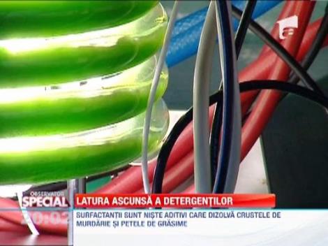 OBSERVATOR SPECIAL: Latura ascunsa a detergentilor. Produsele pe care le folosim contin substante periculoase pentru organism