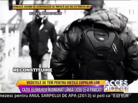 Cazul elevului injunghiat mortal langa liceu a panicat vedetele!