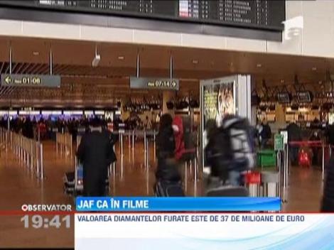 Diamante de aproape 40 de milioane de euro, furate de pe aeroportul international din Bruxelles