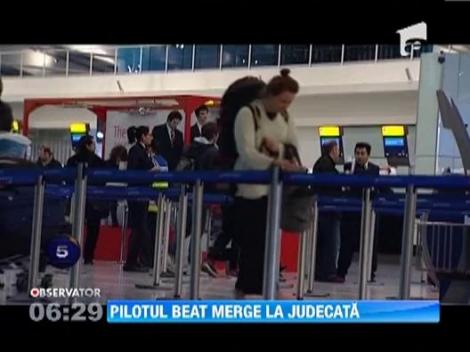 Pilotul roman prins beat cu putin timp inainte de decolare, audiat de tribunal britanic