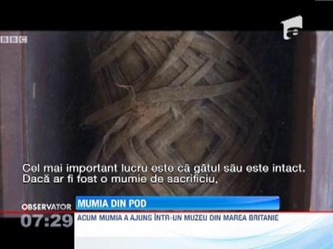 Mumie veche de doua mii de ani descoperita in podul casei