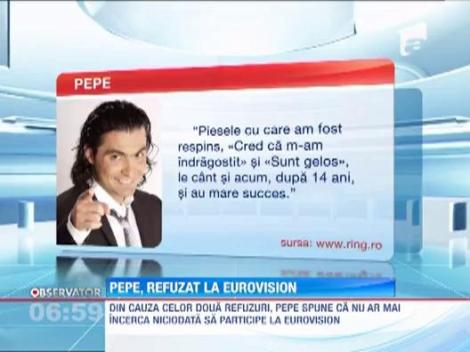Pepe, refuzat de Eurovision