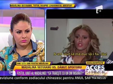 Imaginile din 2012 in care Madalina Secuianu a fost amenintata de Danut Spoitoru