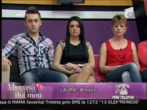 Laura, din Brasov, a intrat in legatura telefonica directa la "Mireasa pentru fiul meu"