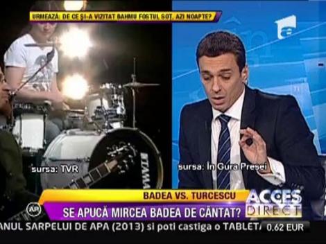 Mircea Badea a cantat live pe melodia lui Turcescu!