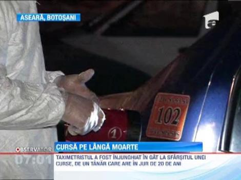 Taximetrist injunghiat in gat de un client