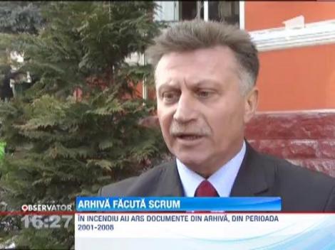 Mii de documente din arhiva Primariei Medigidia au ars intr-un incendiu