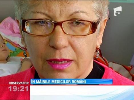 O fetita din Targoviste care suferea de o malformatie rara, salvata de medicii romani
