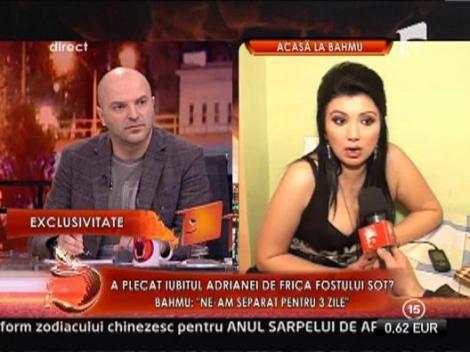 Bahmu: "Iubitul meu a plecat de frica fostului sot!"