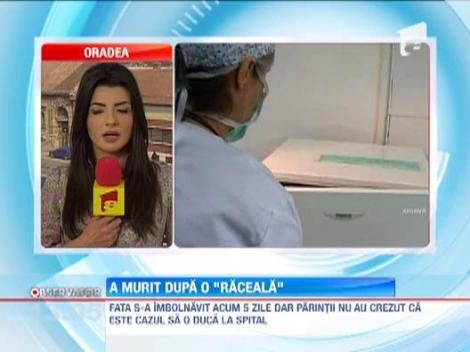 Caz socant la Arad! O fata de doar 14 ani a murit in urma unei presupuse raceli