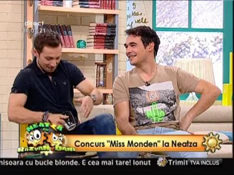 Cafeaua dauneaza grav pantalonilor! Dani isi varsa, in direct, o cana de cafea in poala