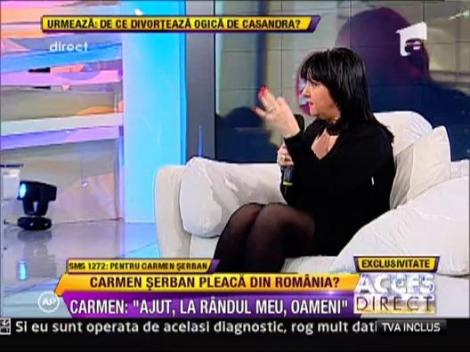 Carmen Serban: "Imi educ autovindecarea"