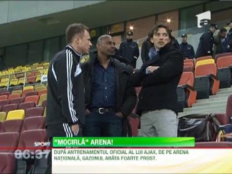 Gazonul de pe Arena Nationala se afla intr-o stare deplorabila!