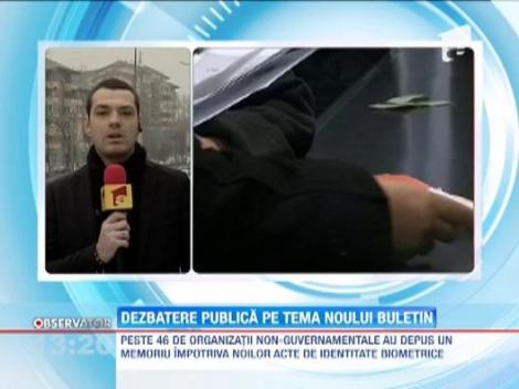 Dezbatere publica pe tema noului buletin