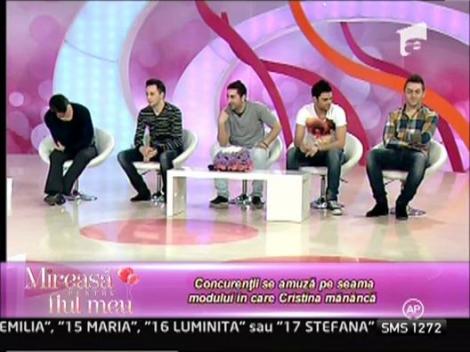 Cristina este contrariata de prezenta lui Cosmin in platoul emisiunii