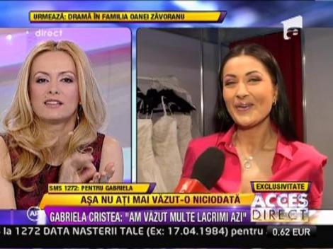 Gabriela Cristea se pregateste pentru cea mai fericita zi din viata ei!