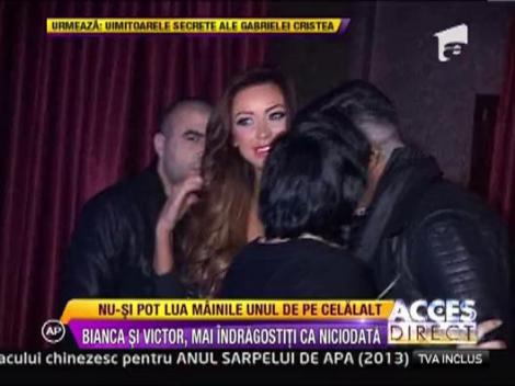 Bianca Dragusanu si Victor Slav, gesturi pline de pasiune in vazul tuturor!