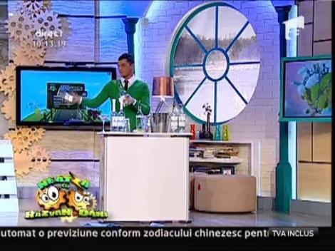 Demonstratie de flair bartending, la Neatza